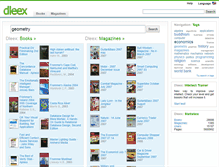 Tablet Screenshot of dleex.com